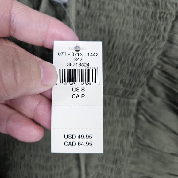 AERIE Women's Olive Green Pockets Jumpsuit Size S NEW - Picture 5 of 13